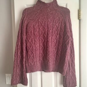 NWOT Universal Thread Rose Mockneck Sweater
